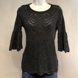 Women’s LC Lauren Conrad Crochet Pullover Sweater Size XS